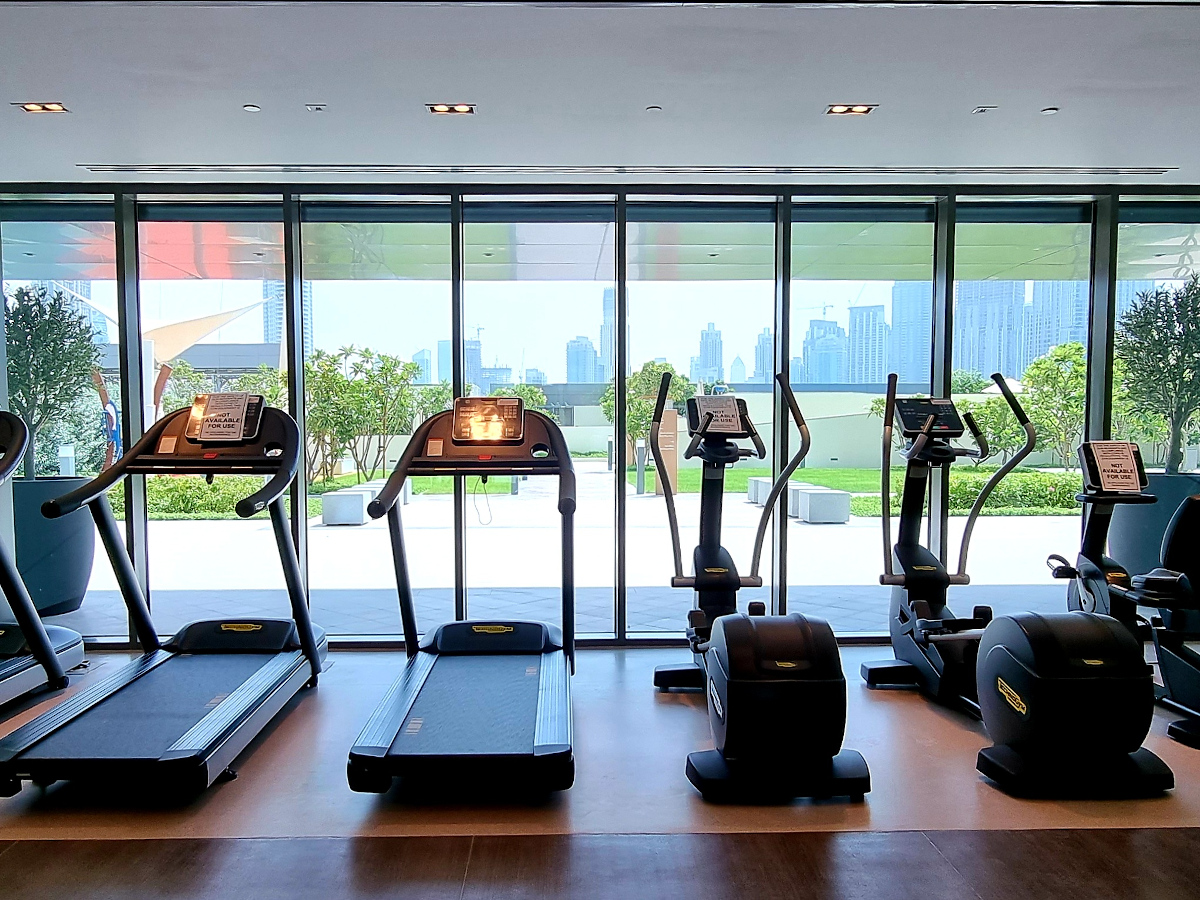 Modern gym with the latest TechnoGym equipment